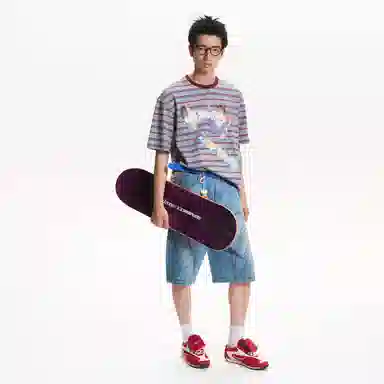 Mr. Jiangnan Vintage Striped T-Shirt