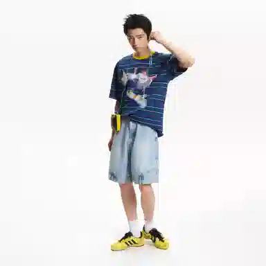 Mr. Jiangnan Vintage Striped T-Shirt