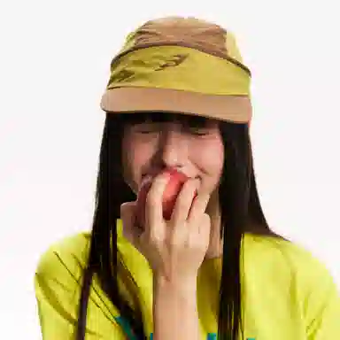 江南先生 尼龙速干防水透气运动户外可拆卸遮阳帽休闲百搭#好运 锦纶 鸭舌帽 男女同款情侣款