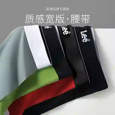 Lee Letter Print Boxer Briefs Set