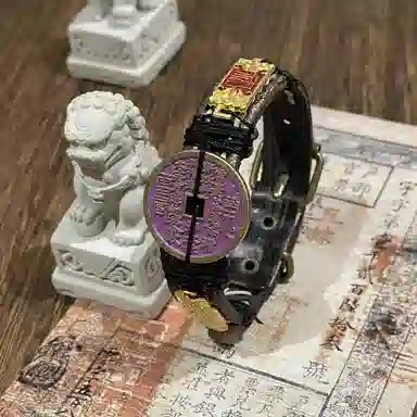 既白南兮 国风新中式复古百搭 合金 手环 男女同款情侣款