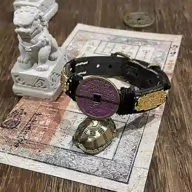 既白南兮 国风新中式复古百搭 合金 手环 男女同款情侣款