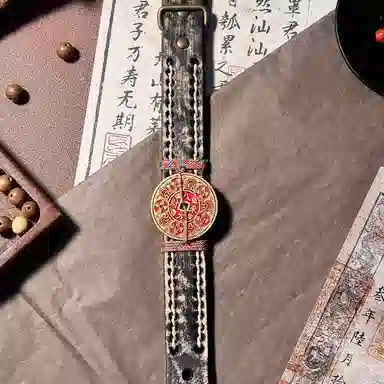 既白南兮 八方来财铜钱本命年好运国风新中式文创 合金 手环 男女同款情侣款