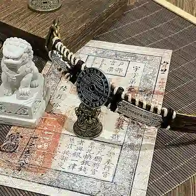 既白南兮 四御七宝 山鬼花钱貔貅太岁令 合金 皮革 手环 男女同款情侣款