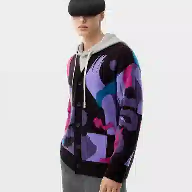 Bananain x Zhu Jingyi Red Plan Collection Cardigan