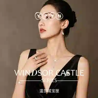 一撇一捺 羽光贝语系列金羽幻光 合金 耳饰 女款 金色