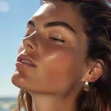 一撇一捺 巴黎雨夜拉丝 百搭简约银色设计感 合金 耳钉 女款