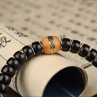 天纵 新中式原生态高端文玩佛珠 小众设计高级感  搭配汉堡转运珠 招财纳福 平安喜乐  解忧好运平安 椰蒂 手串 男女同款情侣款