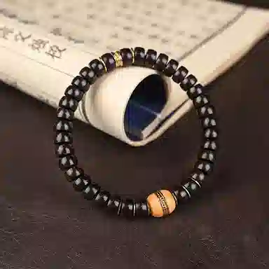 天纵 新中式原生态高端文玩佛珠 小众设计高级感  搭配汉堡转运珠 招财纳福 平安喜乐  解忧好运平安 椰蒂 手串 男女同款情侣款