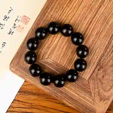 天纵 中式轻奢高端佛珠 小众高级感复古风佛珠转运珠八方来财诸事顺遂 紫檀属 木作手串 男款