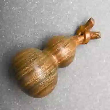 天纵 龙头葫芦福禄实木木雕 本命年转运招财纳福把玩 金丝楠 木作摆件 男女同款情侣款 楠木