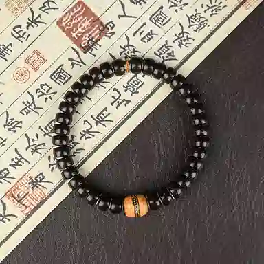 天纵 新中式原生态高端文玩佛珠 小众设计高级感  搭配汉堡转运珠 招财纳福 平安喜乐  解忧好运平安 椰蒂 手串 男女同款情侣款