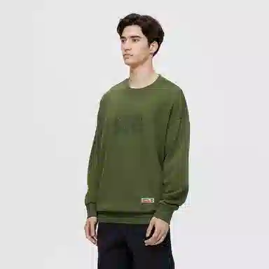 NBA Boston Celtics Letter Print Crewneck Sweatshirt Green