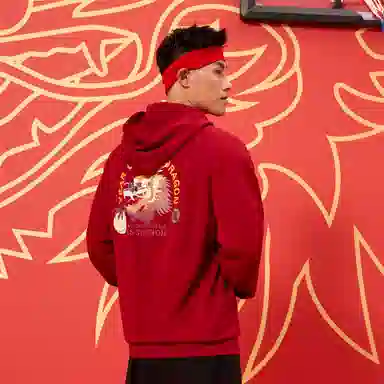 NBA Chicago Bulls Hoodie Deep Red