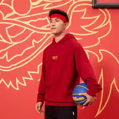 NBA Chicago Bulls Hoodie Deep Red