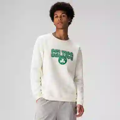 NBA Celtics Crewneck Sweatshirt White