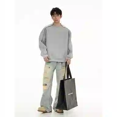 Youlin Retro Zipper Sweatshirt