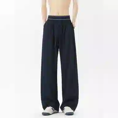 佑麟 美式直筒垂感西裤夏季冰丝速干裤子户外运动防晒长裤休闲裤 男女同款