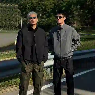 佑麟 秋季潮牌痞帅高级感工装外套硬汉风短款骑兵服美式立领飞行夹克 男女同款