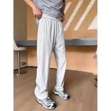 佑麟 户外冰丝速干裤子侧拉链微喇薄款机能三防运动休闲裤 男女同款