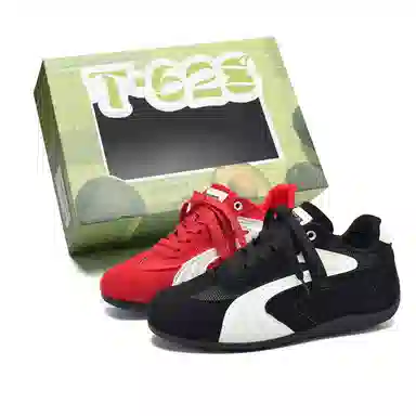 T628 Synthetic Leather Low Casual Sneakers