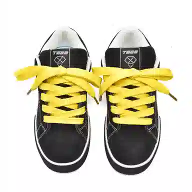T628 Synthetic Leather Retro Low Sneakers