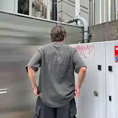 Younger Song Retro Dice Print T-Shirt