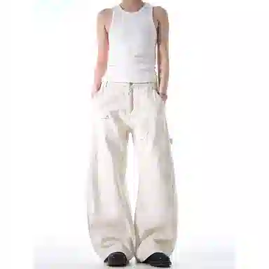 WLNEXT Straight Jeans White