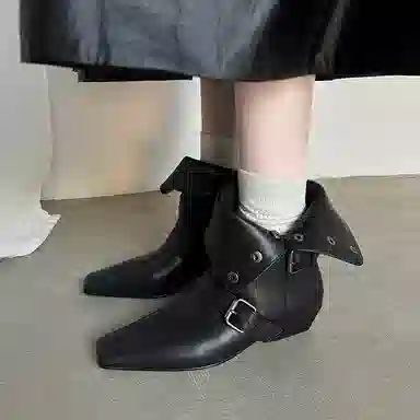 PVAJ Western Studded Leather Boots