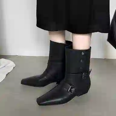 PVAJ Western Studded Leather Boots