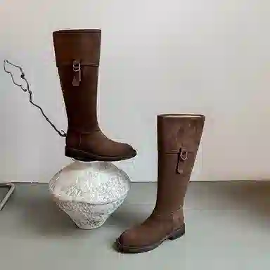 PVAJ Vintage Leather Long Boots