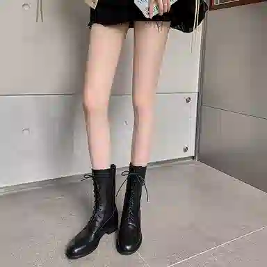 头层牛皮 时尚百搭舒适气质 短靴 女款