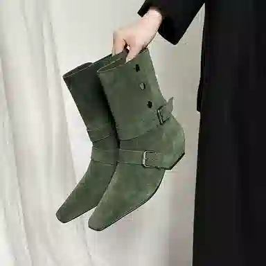 PVAJ Western Studded Leather Boots