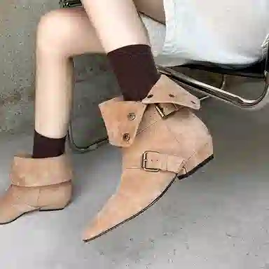 PVAJ Western Studded Leather Boots