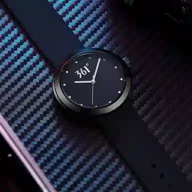 361° Quartz Watch Black Dial
