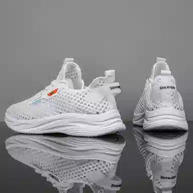 双星八特 潮流时尚运动简约耐磨减震防滑透气 低帮跑步鞋 男女同款