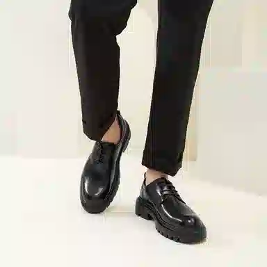 红蜻蜓 牛皮革 百搭舒适 正装皮鞋 男款