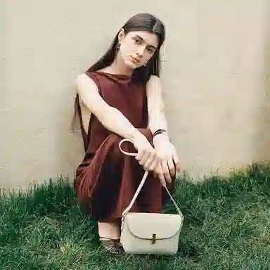 红蜻蜓 通勤高级感百搭 牛皮 斜挎单肩包 中号 女款 多色