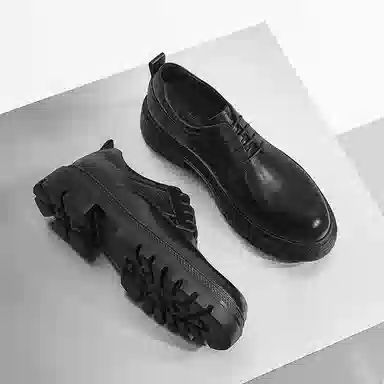 红蜻蜓 牛皮革 百搭舒适 正装皮鞋 男款