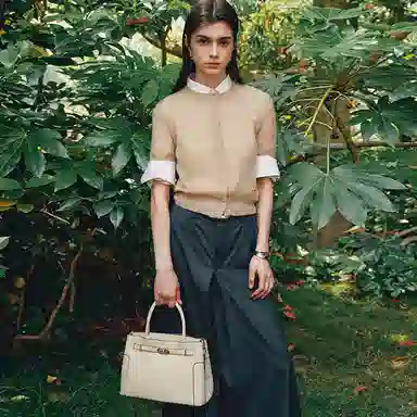 红蜻蜓 气质婚包高级感百搭 牛皮 单肩斜挎手提包 中号 女款 多色