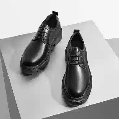 红蜻蜓 牛皮革 百搭舒适 正装皮鞋 男款