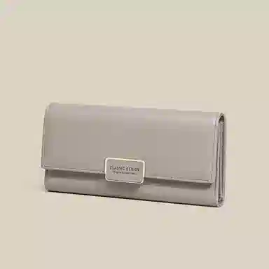 VINEY Long Leather Wallet