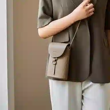 Nalantu Crossbody Bag Elephant Grey/Ivory