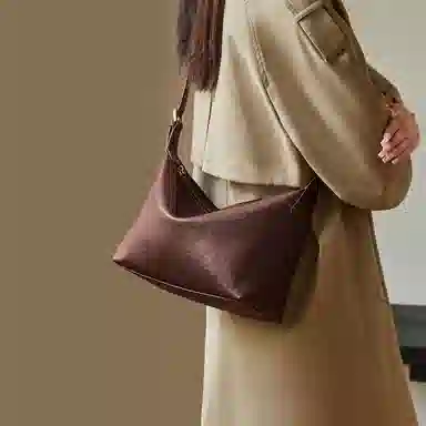 纳兰杜 百搭时尚日常通勤 牛皮拼合成革 托特包单肩包 女款 多色