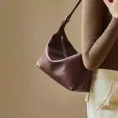 纳兰杜 百搭时尚日常通勤 牛皮拼合成革 托特包单肩包 女款 多色