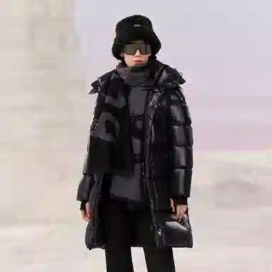 高梵 黑金高定黑标保暖加厚 聚酯纤维 绒线围巾 男女同款情侣款