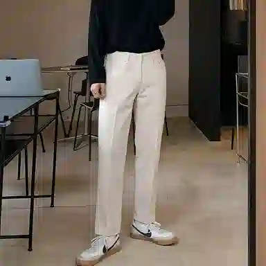 我是大卫 垂感直筒休闲牛仔裤 男女同款