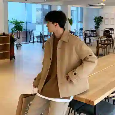 Wo Shi Da Wei Retro Wool Jacket