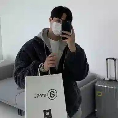 我是大卫 纯色摇粒绒保暖加厚休闲外套夹克 男女同款