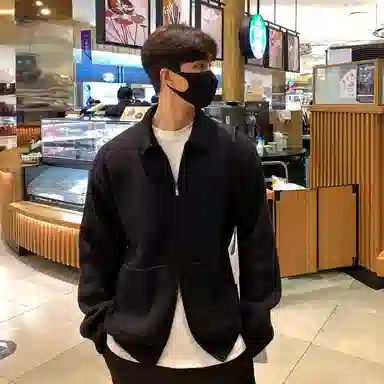 我是大卫 翻领拉链高级感潮牌基础开衫韩版针织衫 男女同款